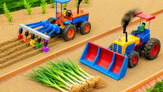 DIY Mini Tractor 🚜🌱 Farm Rebuild After Helicopter Crash | HP Mini