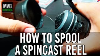 HOW TO SPOOL Spincast Reel | How do they work? | Tips & Tricks | Zebco 33
