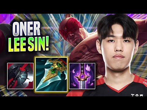 ONER DESTROYING WITH LEE SIN! - T1 Oner Plays Lee Sin JUNGLE vs Xin Zhao! | Season 2022