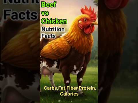 Chicken breast vs Beef Nutrients | Diet | Fat | Protein | Fiber | Calories | Carbs | Sugar content