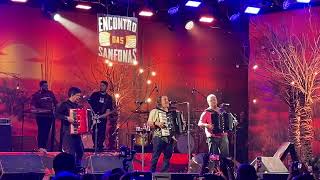 Dorgival Dantas, Flávio José e Waldonys no encontro das sanfonas em João Pessoa-PB