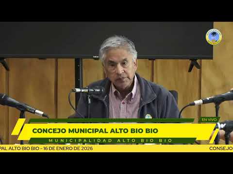 Concejo municipal - Municipalidad Alto Bio Bio - 16 de enero de 2026