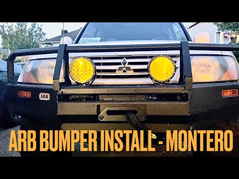 ARB Bumper Install - Montero Pajero