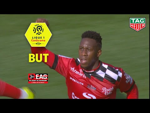 But Yeni NGBAKOTO (56') / EA Guingamp - Olympique de Marseille (1-3)  (EAG-OM)/ 2018-19