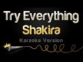 Shakira - Try Everything (Karaoke Version) mp3
