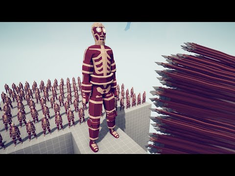100x TITAN + COLOSSAL TITAN vs EVERY GOD | Totally Accurate Battle Simulator TABS