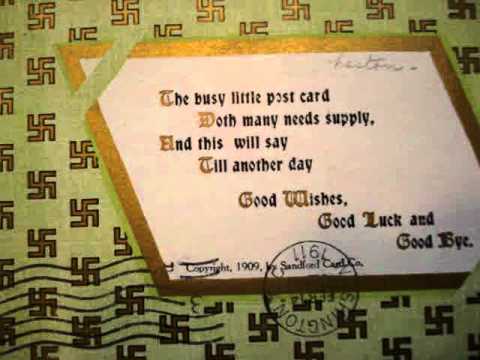 ManWoman: Lucky Swastika Postcards