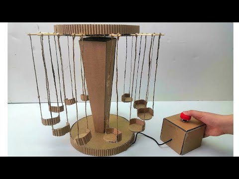 School Science Projects | how to make carnival ride from cardboard