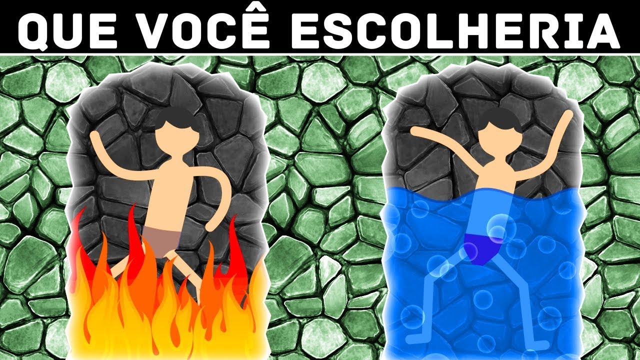 O que Você Escolheria Para Sobreviver? O Vídeo-teste Mais Difícil