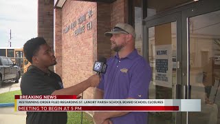 St. Landry Parish School Board faces temporary restraining order