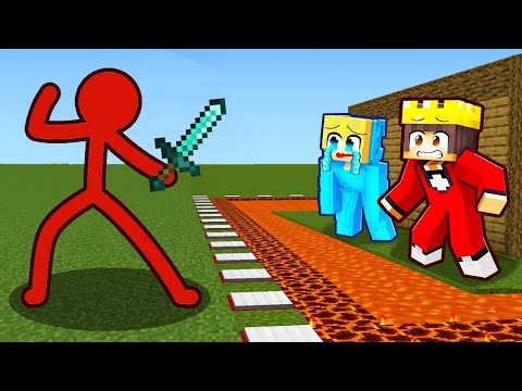 ANIMIERTER STRICHMAN VS SICHERSTES HAUS! - Minecraft
