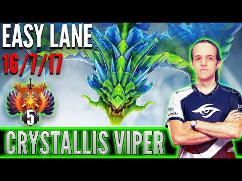 Secret.Crystallis  [ Viper ]  Safe Lane Carry Pro Gameplay - Patch 7.31d - Dota 2 Full Game