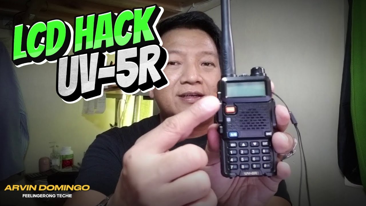 BAOFENG UV-5R LCD DISPLAY HACK