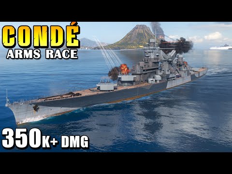 Super cruiser Condé - Demonstrating tremendous firepower