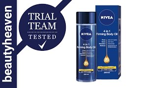 Trial Team Tested: NIVEA 4 in 1 Firming Body Oil