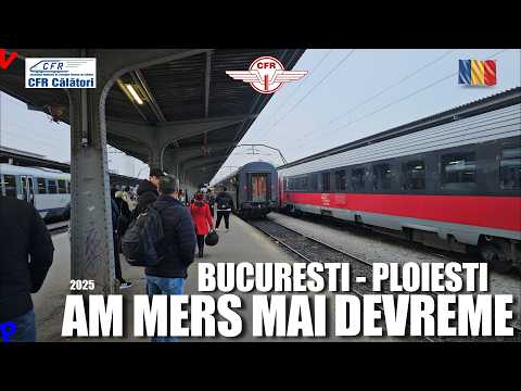 Aventura mea de seara cu trenul intre Bucuresti si Ploiesti in 2025