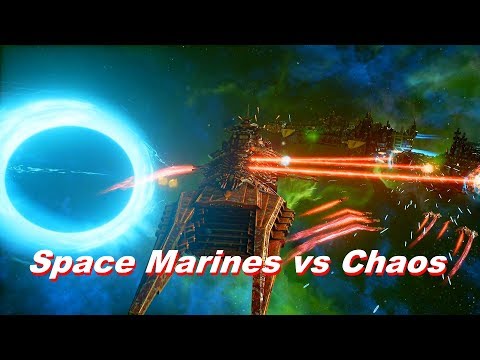 Space Marines vs Chaos! Rank 152, Heroic Difficulty, 1500 Points - Battlefleet Gothic Armada