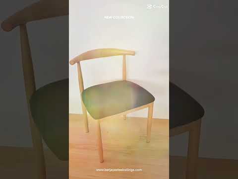Heat Transfer Wood Grain Metal Chair