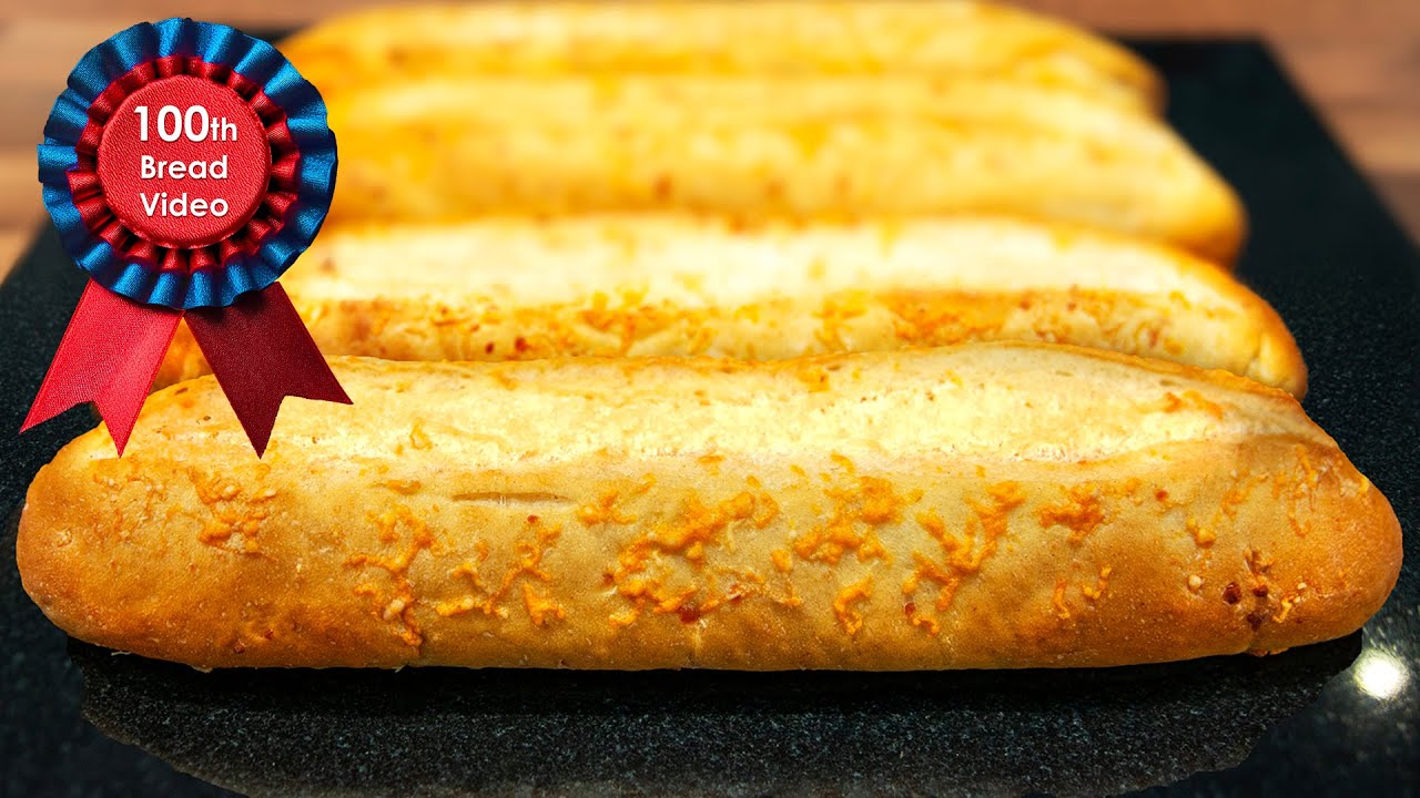 Cheesy (Sub Sandwich) Baguettes:   Crispy, Cheesy, & Delicious.