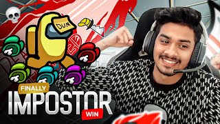 IMPOSTOR WIN AFTER LONG TIME || AMONG US HIGHLIGHTS