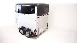 Ifor-Williams HBX 506 2-paards trailer met vooruitloop video