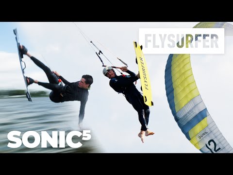 Ruben’s First Session on the New FLYSURFER SONIC 5 Ft. Evan Klijn & Luca Ceruti
