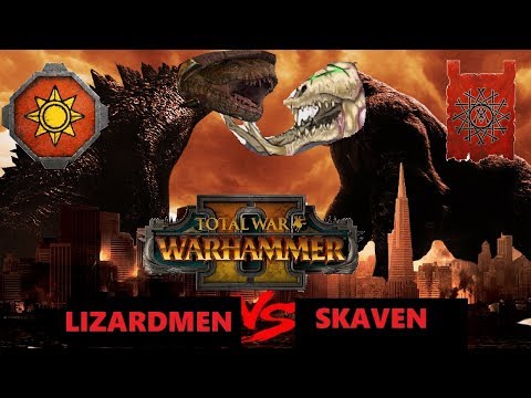 Skaven vs Lizardmen | LASERS AND RATS : Total War Warhammer 2