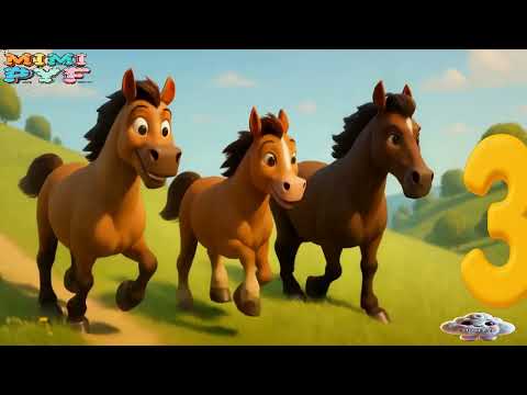 Čísla 1–10 pro nejmenší – Počítáme se zvířátky– Dětská písnička