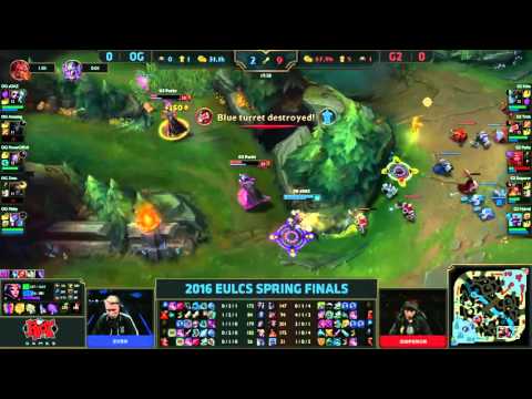 G2 Perkz leblanc juke in 2016 EU LCS SPRING FINALS