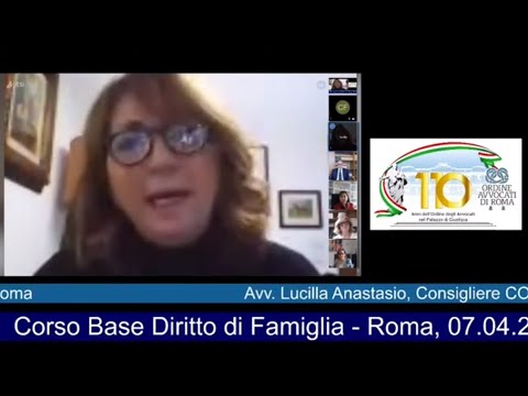 CORSO BASE DIRITTO DI FAMIGLIA - Incontro del 07.04.2021
