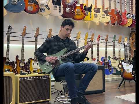 Tao Guitars Sutorato “U-A-M” - Lincoln Green (black filled pores) w/ ABM 2-Point Trem. NEW (Authorized Dealer) *VIDEO ADDED* image 23