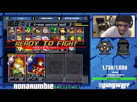Rona Rumble: East Coast 4 | Loser's Semis | Llod (Peach) vs DONTTESTME (Roy)