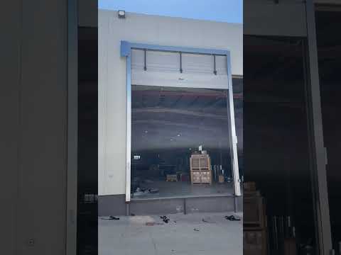 industrial high-speed folding door designed for factories