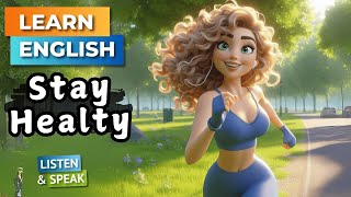 How to Stay Healthy?  | Improve Your English | English Listening Skills - Speaking Skills.