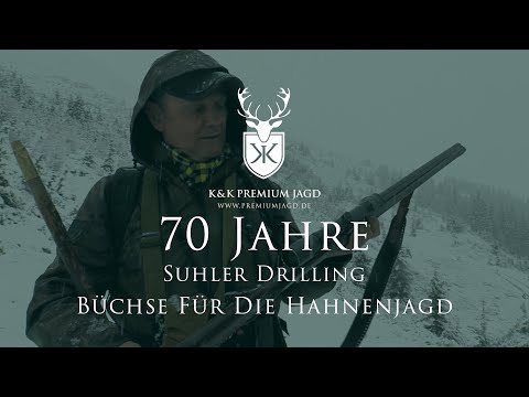 70 Jahre alter Suhler Drilling - die Büchse für die Hahnenjagd in den Alpen