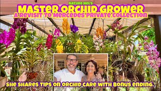 Incredible new blooms from top orchid grower, Mercedes. She shares her growing techniques and care.