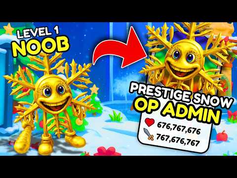 Unlocking PRESTIGE SNOW SAHUR in Brainrot Evolution (Roblox)