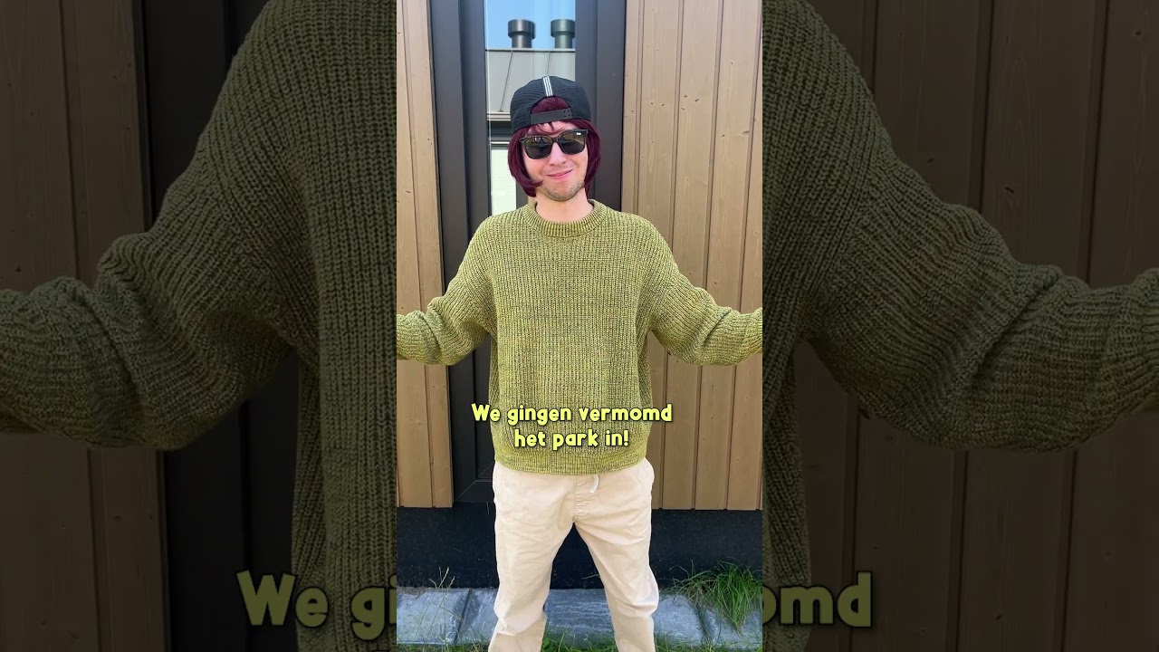 Wij gingen vermomd door een attractiepark! 🥸