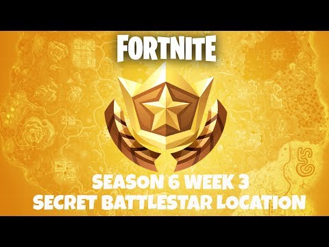 Fortnite Secret Battlestar Location Season 6 Week 3 Gameplay