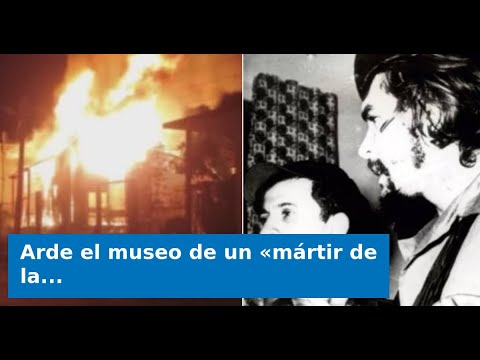 VIDEO: Arde el museo de un «mártir de la revolución» en medio de protestas en Contramaestre, Santiag