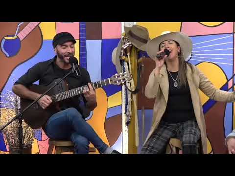 Silvana y Yacu...Deja que  me vaya...Entre Mates y Guitarra, Canal 10.