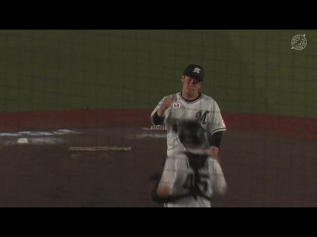 【ファーム】最後はマリーンズ・西村天裕が3者連続三振で試合を締める!! 2024年7月18日 千葉ロッテマリーンズ 対 横浜DeNAベイスターズ