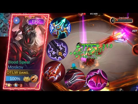 TOP GLOBAL MOSKOV! FULL LIFESTEAL BUILD! DESTROY YIN IN HIS OWN DOMAIN! MLBB