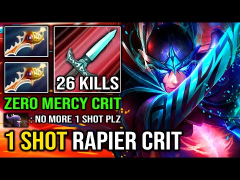 Once PA Got Her Rapier You're Gonna Get 1 Shot | Instant Delete Double Rapier 20K Gold Comeback DotA