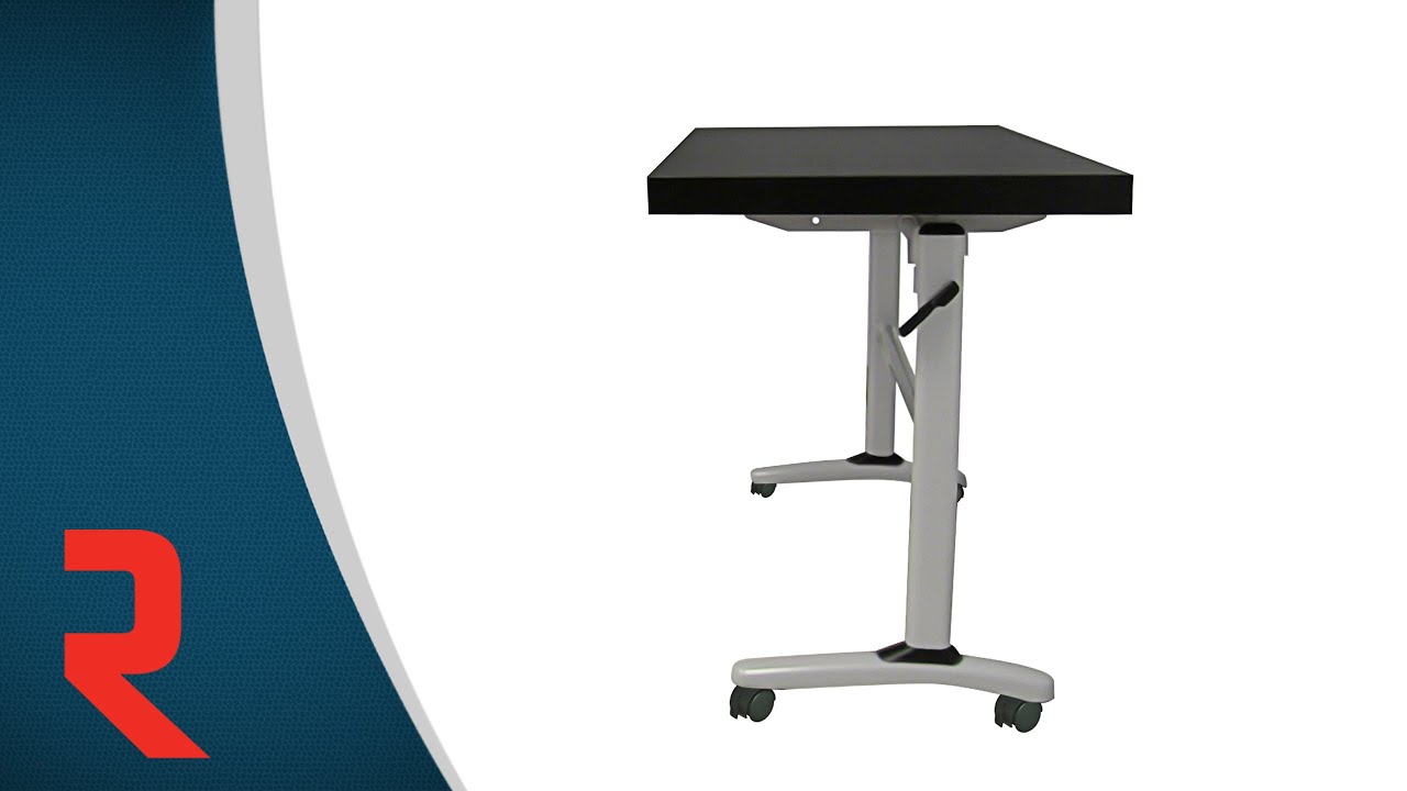 Cadre de table pliant avec roulettes