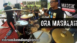 Download lagu ORA MASALAH - voc by: Putri Mega #drumkendangcover mp3