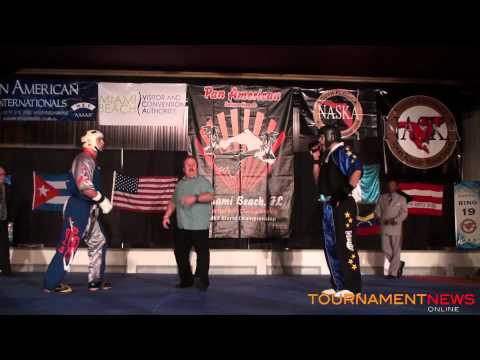 Ross Levine vs Leo Valdivia WKF Challenge Semi Finals at Pan American Internationals 2012