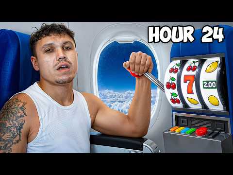 Gambling to Survive in the Airport for 24 Hours