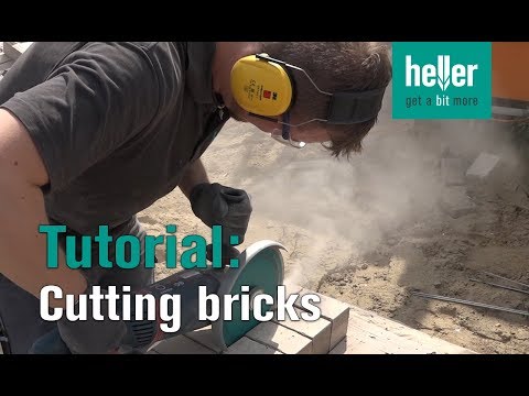 Tutorial: How to cut efficiently into bricks #hellertv #ExtremeCut #diamonddisc