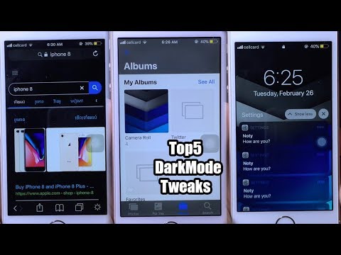 *NEW* Top 5 BEST FREE Dark Mode Tweaks For iOS 12-12.1.2